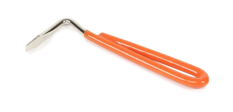 Ezi-Groom Pear Shaped Hoof Pick Orange One Size